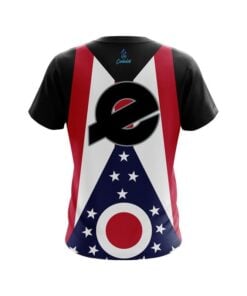 Alternative view of Ebonite Ohio Flag CoolWick Bowling Jersey