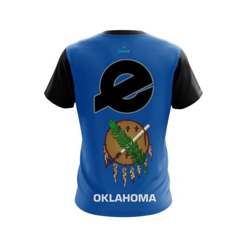 Ebonite Oklahoma Flag CoolWick Bowling Jersey - Image 2