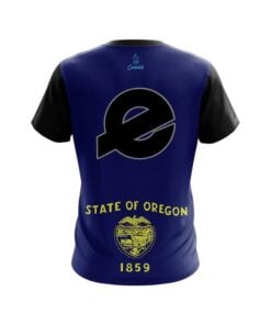 Alternative view of Ebonite Oregon Flag CoolWick Bowling Jersey