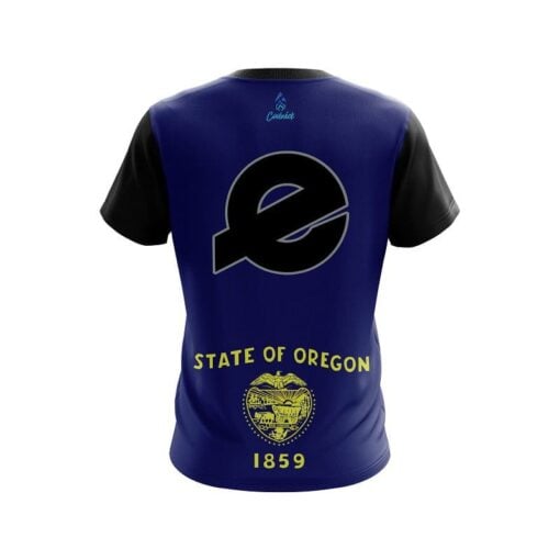 Ebonite Oregon Flag CoolWick Bowling Jersey - Image 2