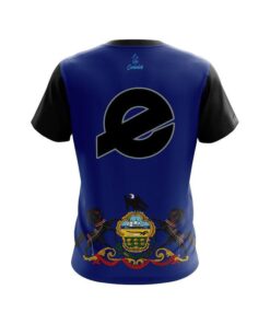 Alternative view of Ebonite Pennsylvania Flag CoolWick Bowling Jersey