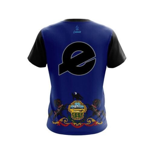 Ebonite Pennsylvania Flag CoolWick Bowling Jersey - Image 2