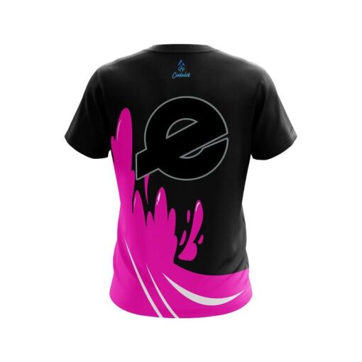Ebonite Pink Splash CoolWick Bowling Jersey - Image 2