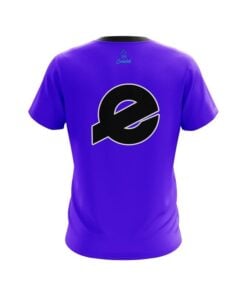 Alternative view of Ebonite Plain Purple CoolWick Bowling Jersey