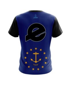 Alternative view of Ebonite Rhode Island Flag CoolWick Bowling Jersey