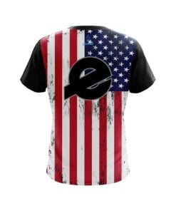 Alternative view of Ebonite USA Flag CoolWick Bowling Jersey
