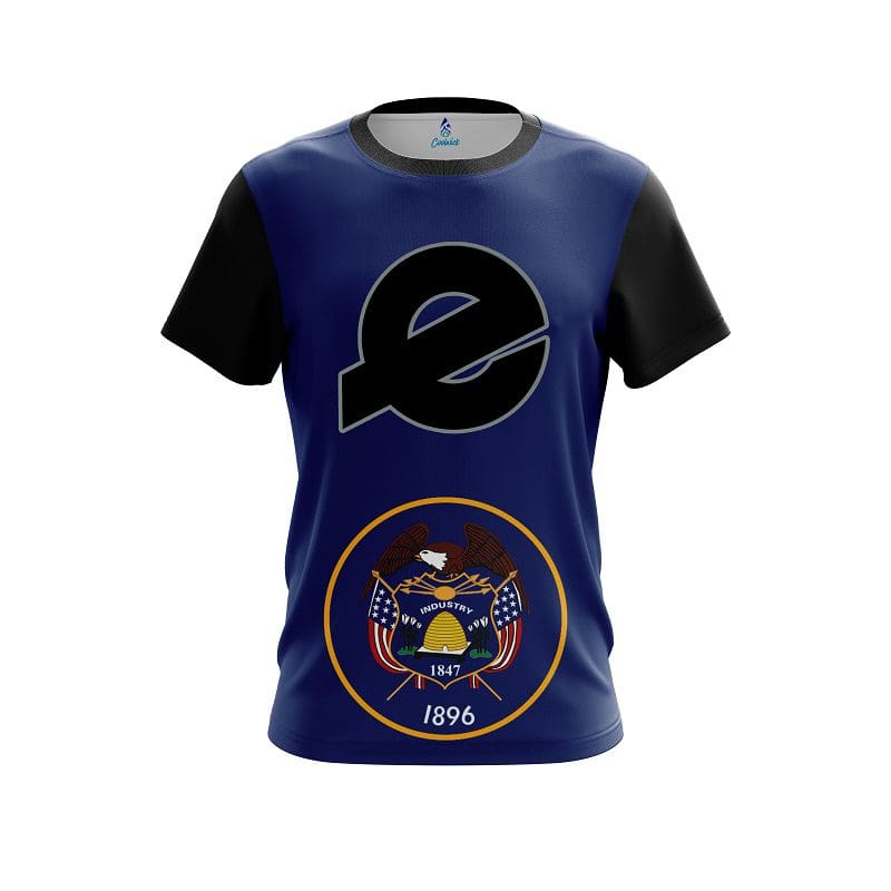 Ebonite Utah Flag CoolWick Bowling Jersey