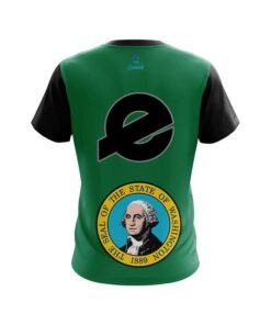 Alternative view of Ebonite Washington Flag CoolWick Bowling Jersey