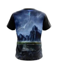 Alternative view of Plain Electric Mountain CoolWick Bowling Jersey