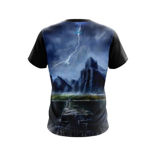 Plain Electric Mountain CoolWick Bowling Jersey - Image 2