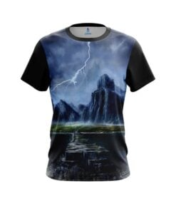 Plain Electric Mountain CoolWick Bowling Jersey
