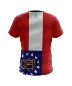 Alternative view of Georgia Flag CoolWick Bowling Jersey