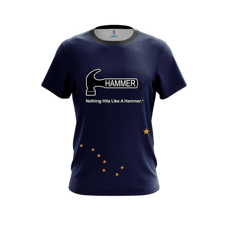 Hammer Alaska Flag CoolWick Bowling Jersey