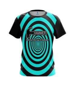 Hammer Aqua Swirl CoolWick Bowling Jersey
