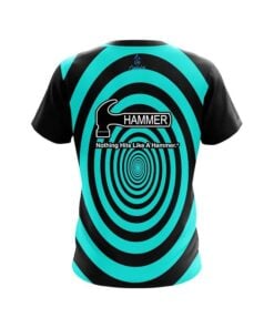 Alternative view of Hammer Aqua Swirl CoolWick Bowling Jersey