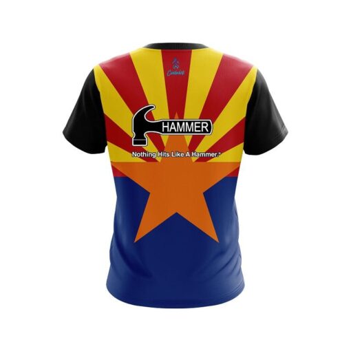 Hammer Arizona Flag CoolWick Bowling Jersey - Image 2