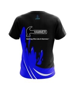 Alternative view of Hammer Blue Splash CoolWick Bowling Jersey