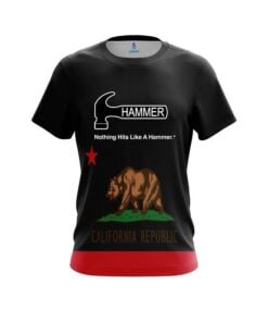 Hammer California Republic Flag CoolWick Bowling Jersey