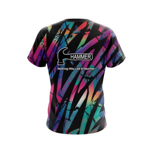 Hammer Colorful Art CoolWick Bowling Jersey - Image 2