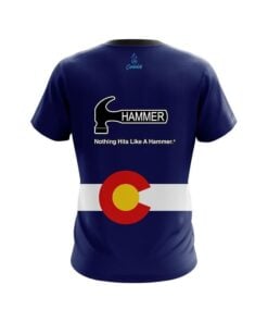 Alternative view of Hammer Colorado Flag CoolWick Bowling Jersey