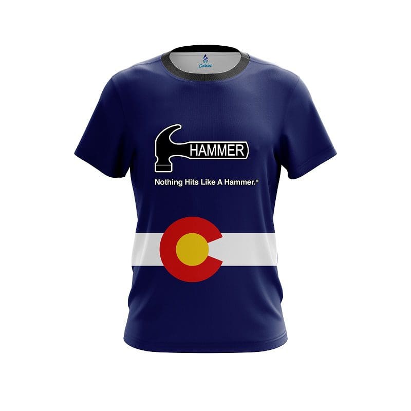 Hammer Colorado Flag CoolWick Bowling Jersey