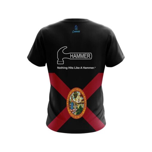 Hammer Florida Flag CoolWick Bowling Jersey - Image 2