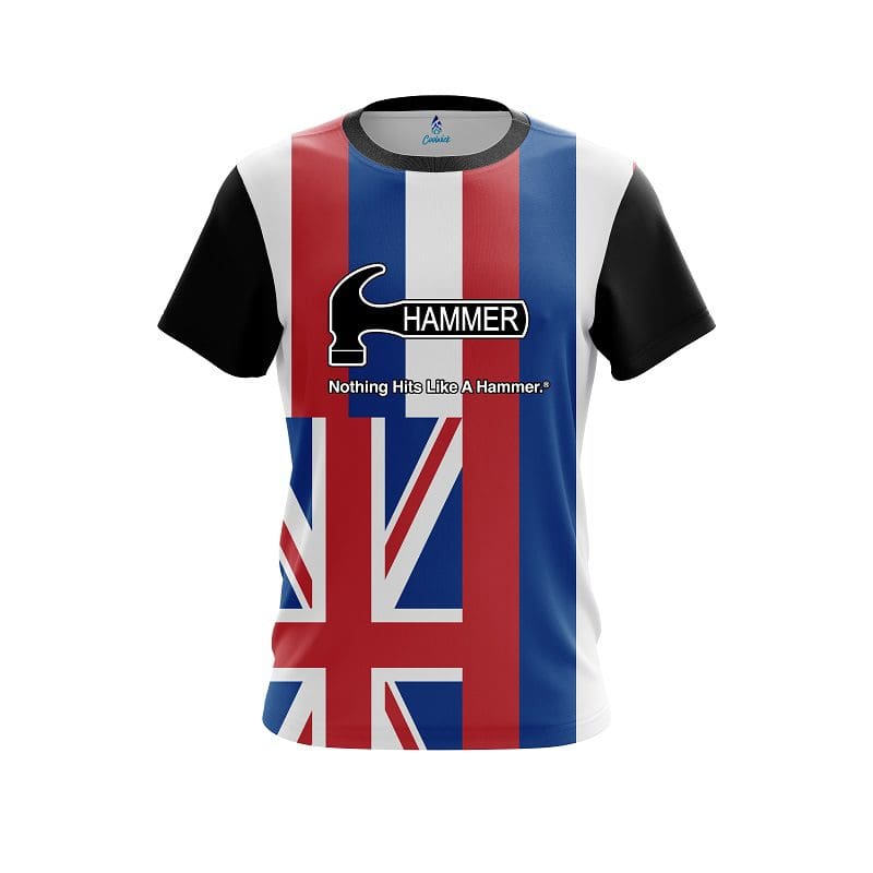 Hammer Hawaii Flag CoolWick Bowling Jersey