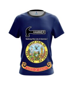 Hammer Idaho Flag CoolWick Bowling Jersey