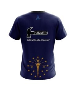 Alternative view of Hammer Indiana Flag CoolWick Bowling Jersey