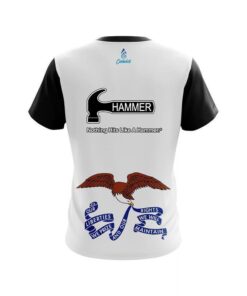 Alternative view of Hammer Iowa Flag CoolWick Bowling Jersey