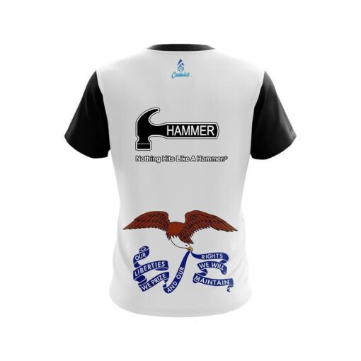 Hammer Iowa Flag CoolWick Bowling Jersey - Image 2