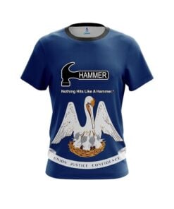 Hammer Louisiana Flag CoolWick Bowling Jersey