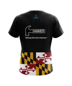 Alternative view of Hammer Maryland Flag CoolWick Bowling Jersey