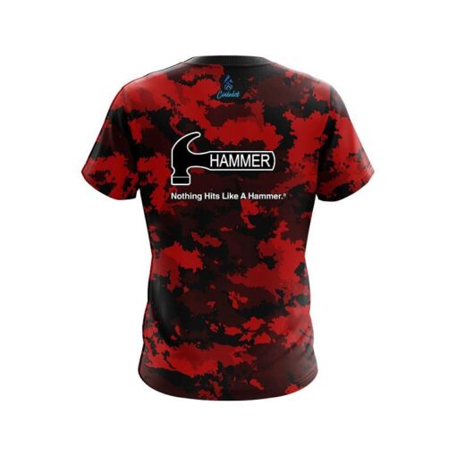 Hammer Military Red CoolWick Bowling Jersey - Image 2