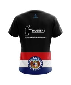 Alternative view of Hammer Missouri Flag CoolWick Bowling Jersey