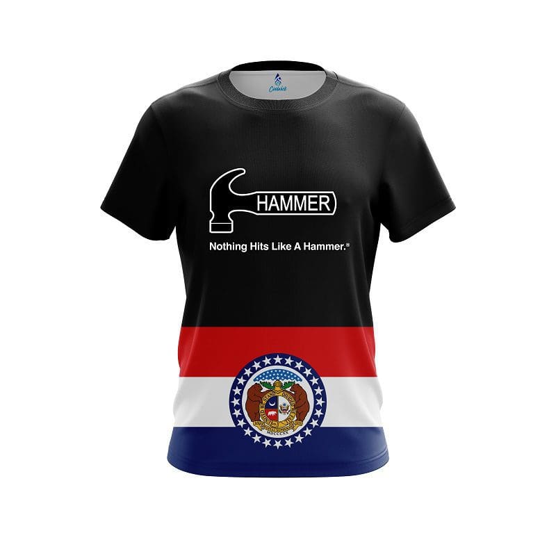 Hammer Missouri Flag CoolWick Bowling Jersey