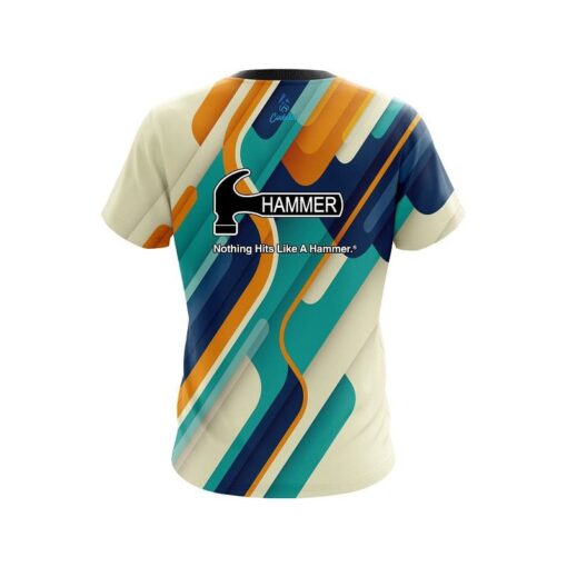 Hammer Modern Stripe CoolWick Bowling Jersey - Image 2