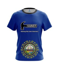 Hammer New Hampshire Flag CoolWick Bowling Jersey