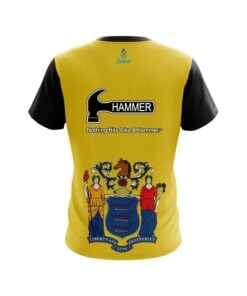 Alternative view of Hammer New Jersey Flag CoolWick Bowling Jersey
