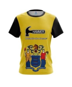 Hammer New Jersey Flag CoolWick Bowling Jersey