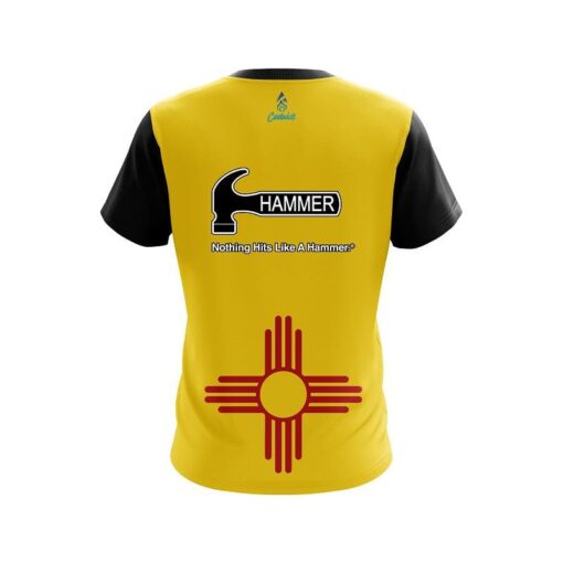 Hammer New Mexico Flag CoolWick Bowling Jersey - Image 2