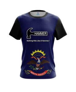 Hammer North Dakota Flag CoolWick Bowling Jersey