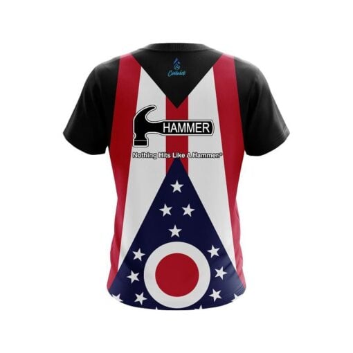 Hammer Ohio Flag CoolWick Bowling Jersey - Image 2