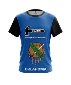 Hammer Oklahoma Flag CoolWick Bowling Jersey
