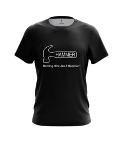 Hammer Plain Black CoolWick Bowling Jersey