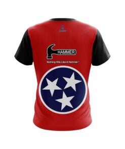 Alternative view of Hammer Tennessee Flag CoolWick Bowling Jersey