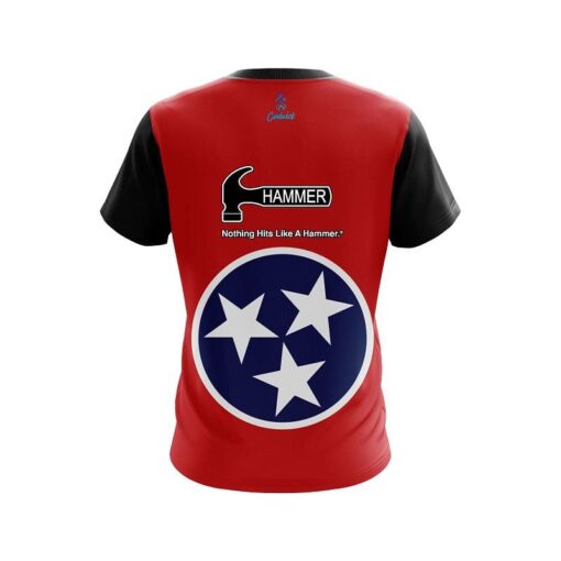Hammer Tennessee Flag CoolWick Bowling Jersey - Image 2