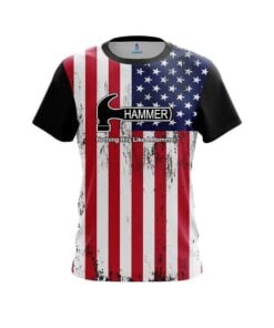 Hammer USA Flag CoolWick Bowling Jersey