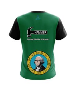 Alternative view of Hammer Washington Flag CoolWick Bowling Jersey