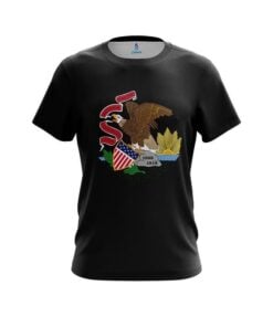 Plain Illinois Flag CoolWick Bowling Jersey